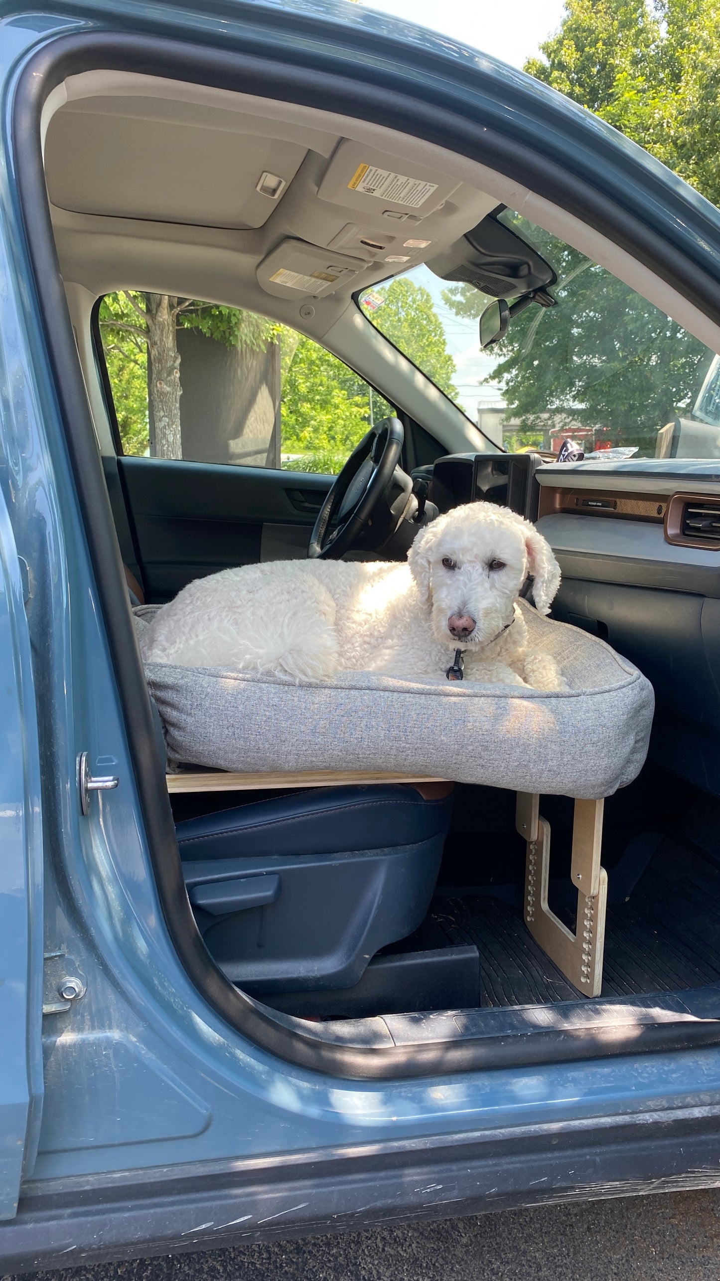 front seat dog bed for camping and road trips